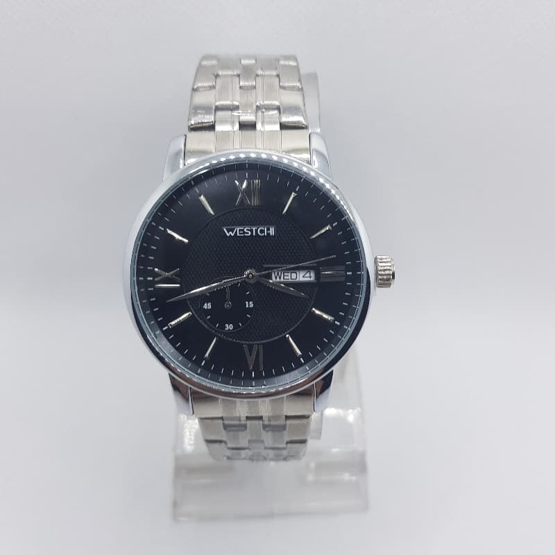 Men Chain Watch Black Analog