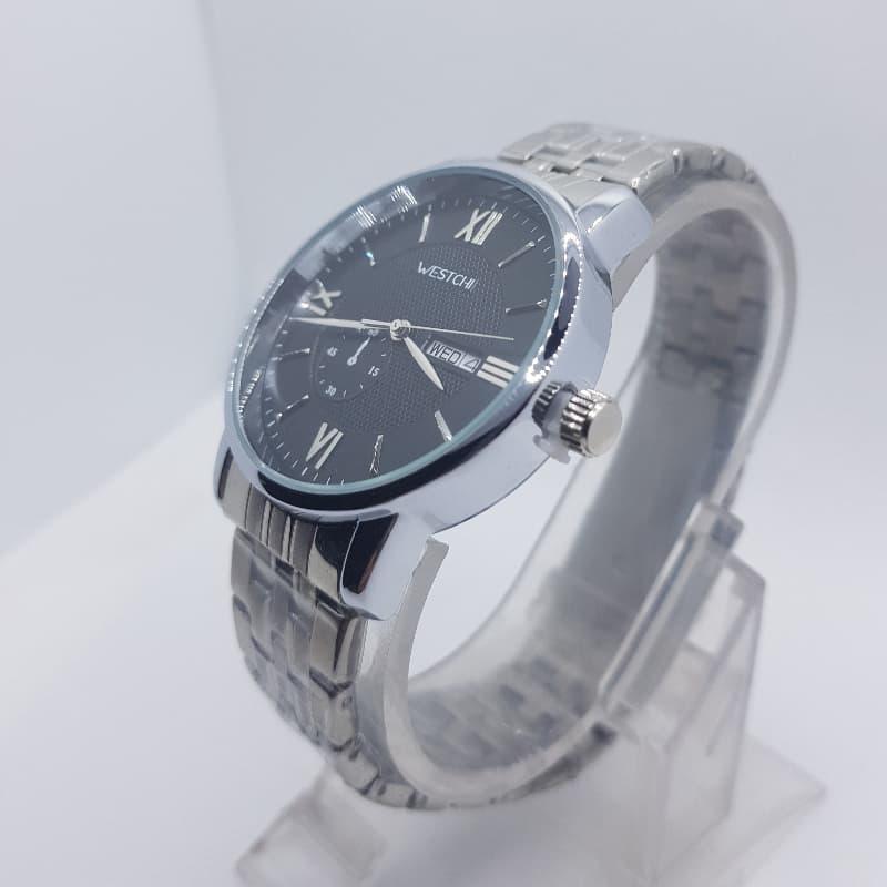Men Chain Watch Black Analog