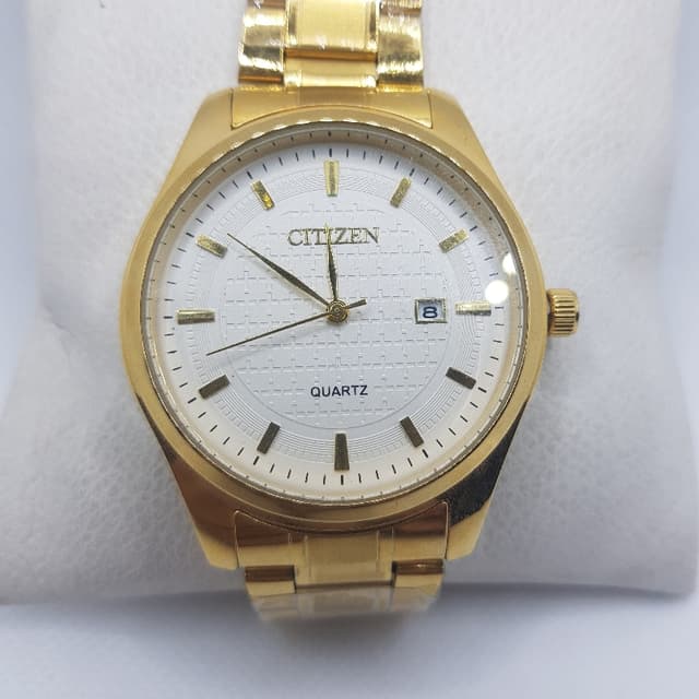 Men Golden Citizen Watch